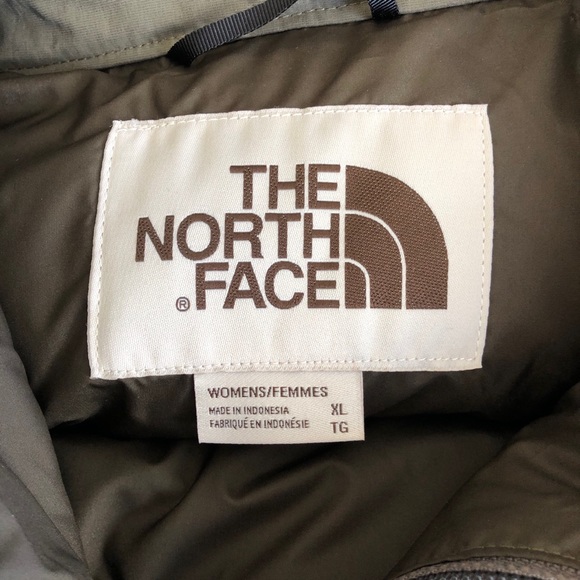 The North Face Sierra Down Parka Taupe Green NWT - Picture 13 of 16